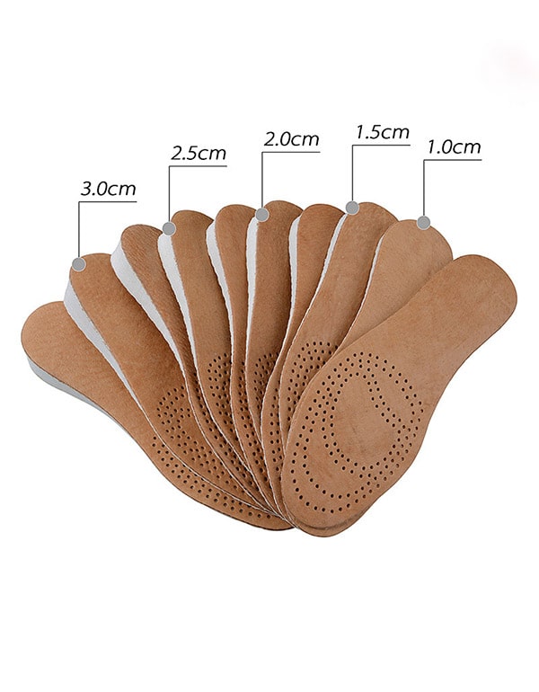 2 Pairs Inner Heightening Sweat-absorbing Footbed