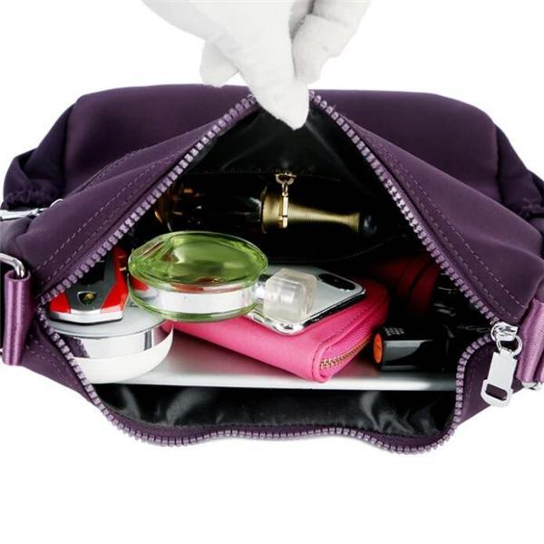 Luxury Embroidery Women Waterproof Nylon Crossbody Bags