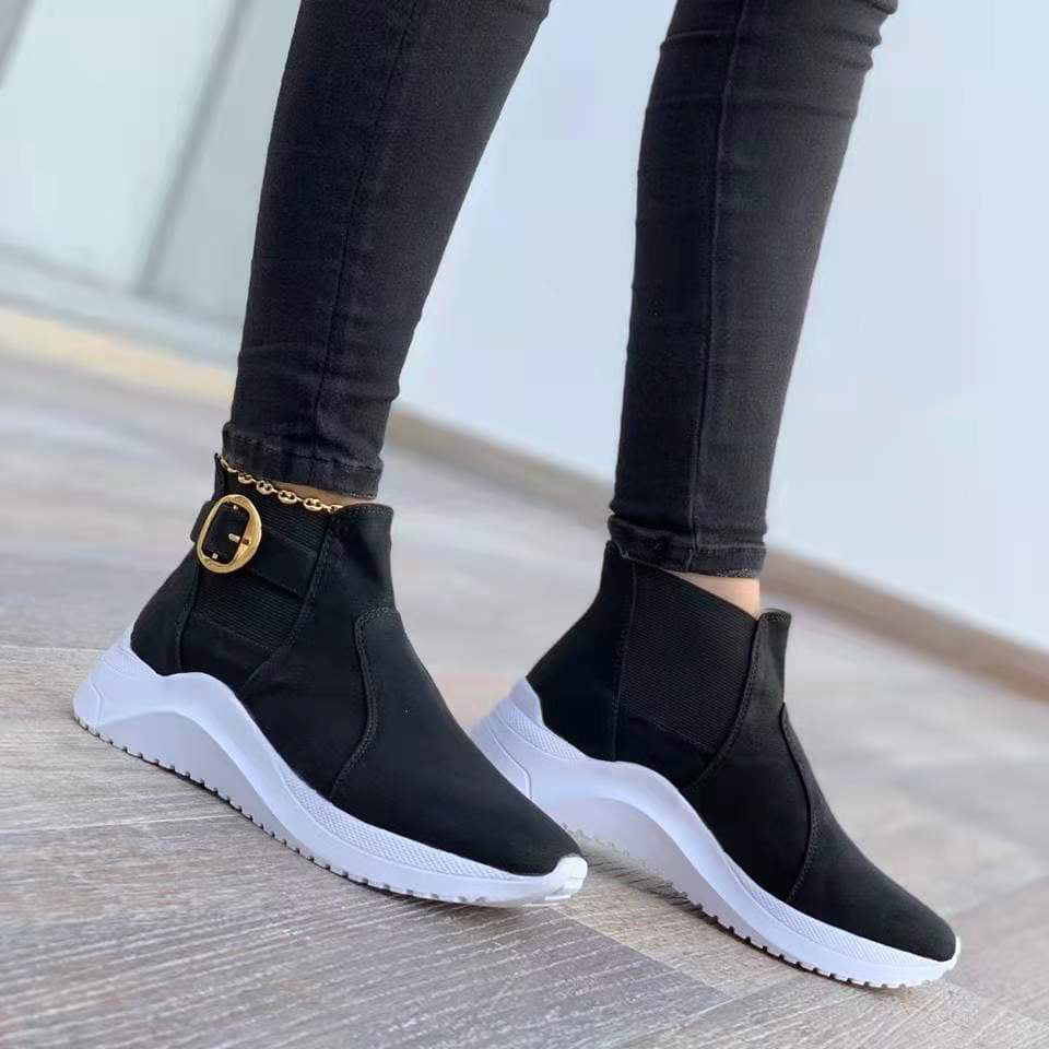 Women's Fashion Flat-Bottom Mesh Casual Sneakers