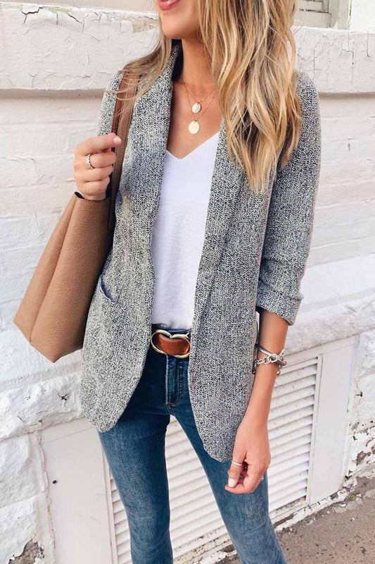 Solid Color Blazer