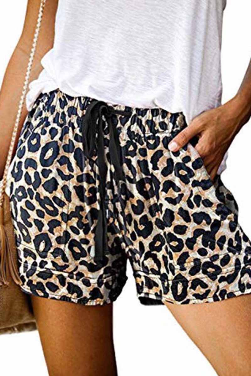 Summer Loose Print Shorts