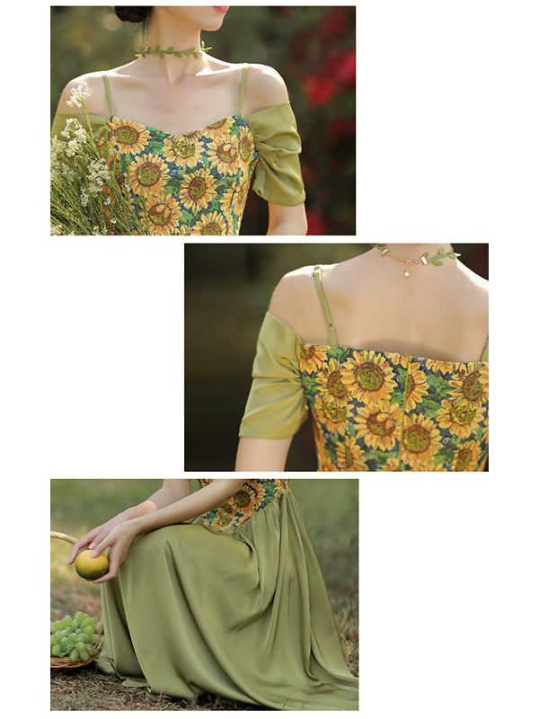 Grow To Sunflower Green Dress