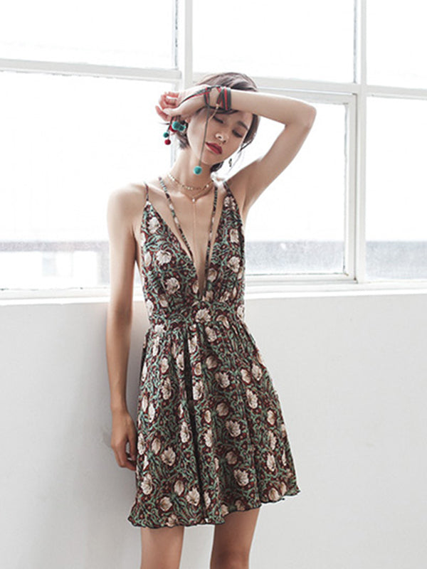 Happy Summer Time Flower Dress