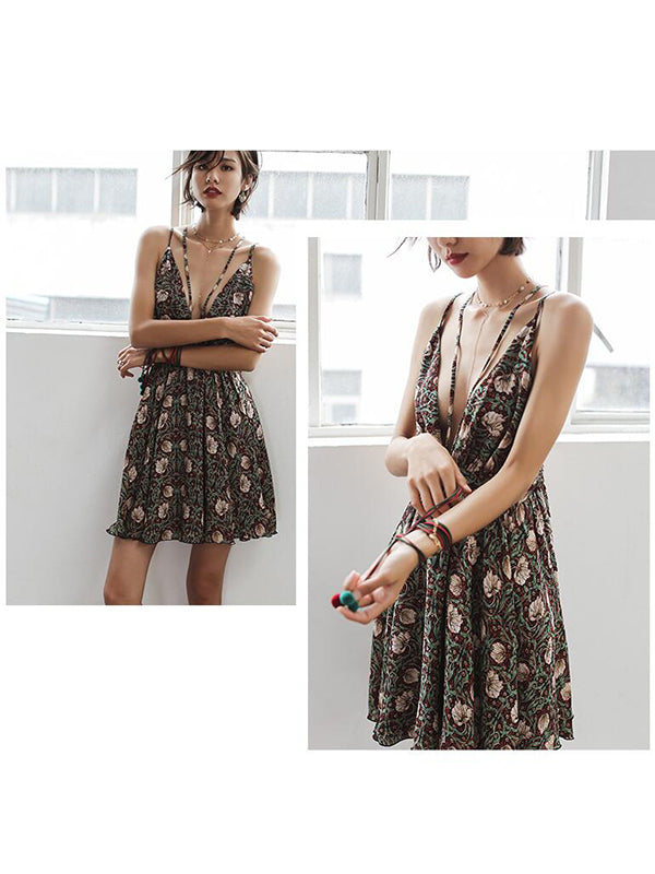 Happy Summer Time Flower Dress