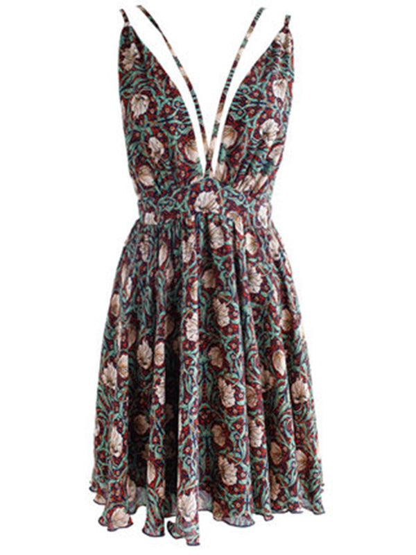 Happy Summer Time Flower Dress