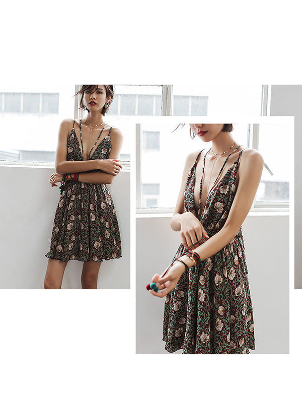 Happy Summer Time Flower Dress