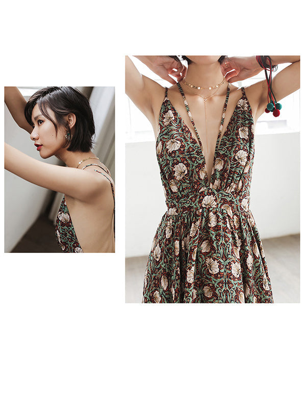 Happy Summer Time Flower Dress