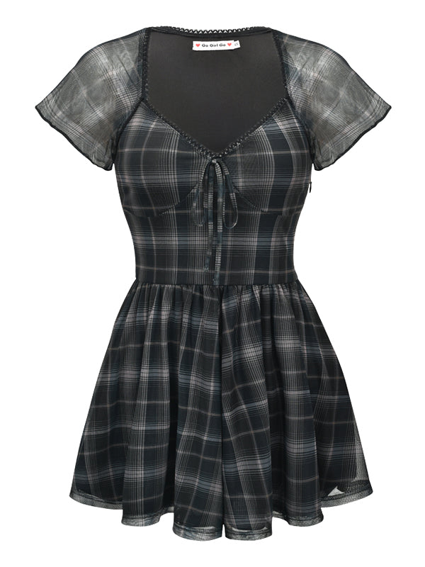 Hide And Seek Plaid Dress