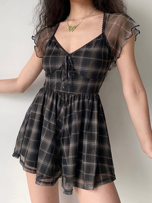 Hide And Seek Plaid Dress