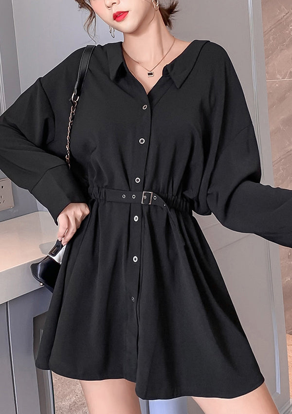 SERIOUS GIRL Shirt Dress