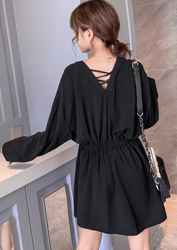 SERIOUS GIRL Shirt Dress