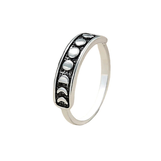 Full Moon, Full Moon, Ladies Ring, Hipster Joker Ring, Exquisite Ring