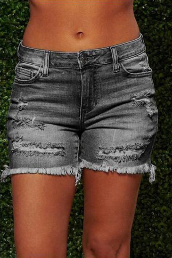 On-trend Ripped Sexy Denim Shorts(3 colors)