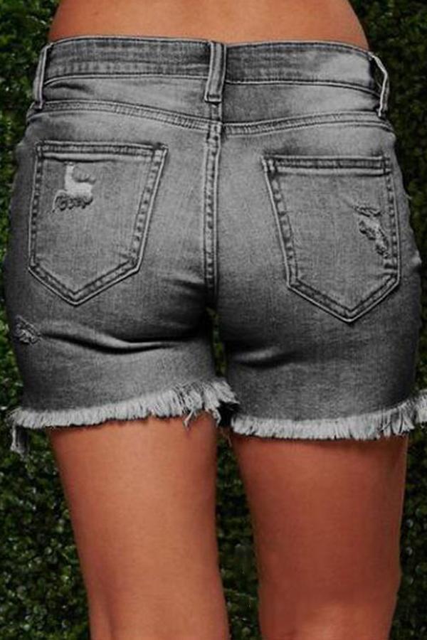 On-trend Ripped Sexy Denim Shorts(3 colors)