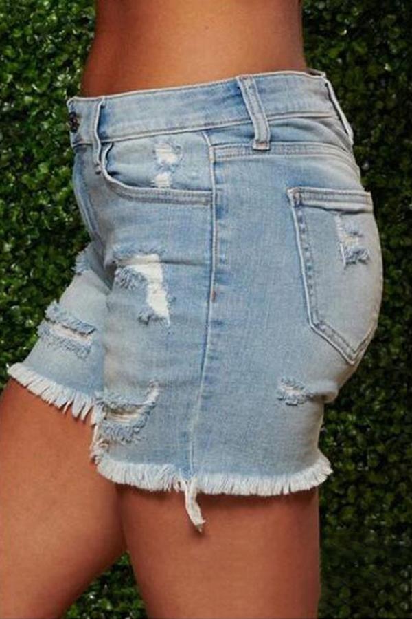 On-trend Ripped Sexy Denim Shorts(3 colors)