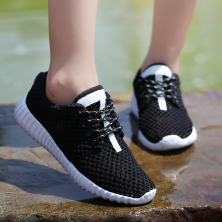 2020 New Mesh Women Casual Flat Sneakers