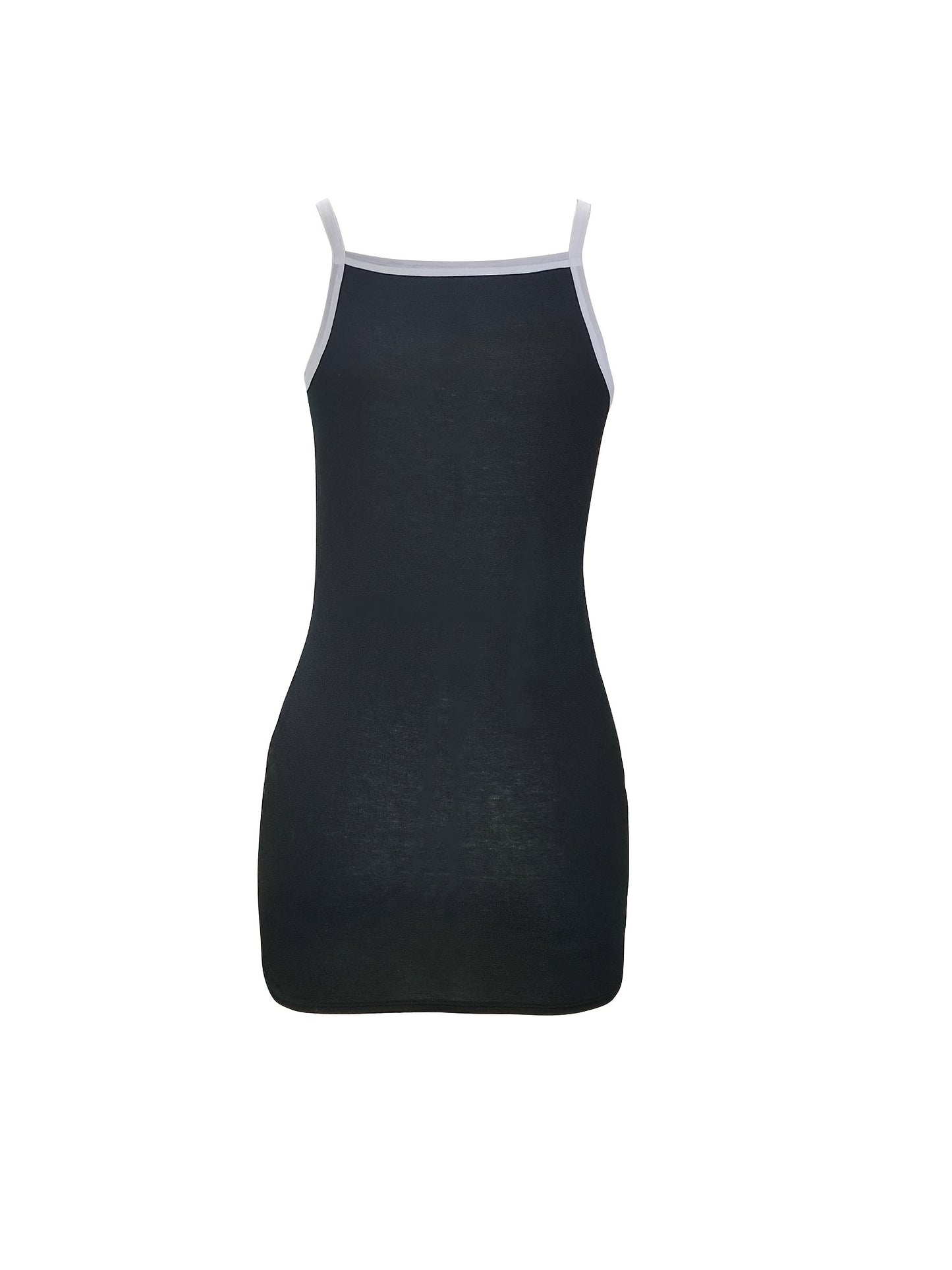 Solid Slim Sexy Dress, Sleeveless Casual Every Day Dress For Spring & Summer, Women's Clothing