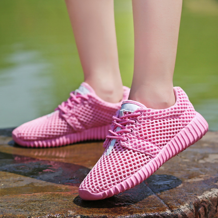 2020 New Mesh Women Casual Flat Sneakers